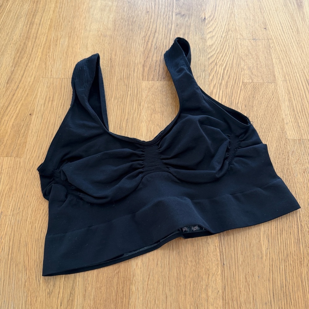 Yitty 1X/2X Black Nearly Naked Shaping Seamless Bra